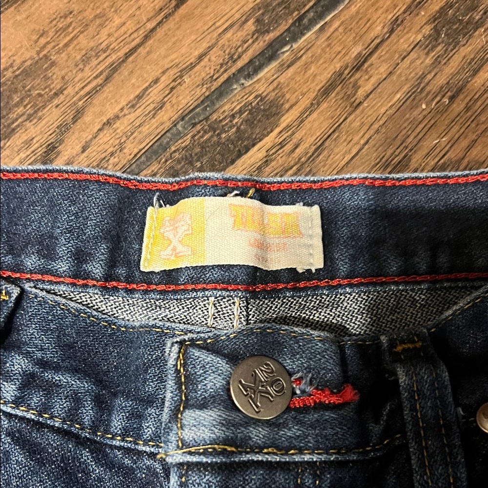 Twenty X Dark Blue Boot Cut Jeans - Picture 4 of 9